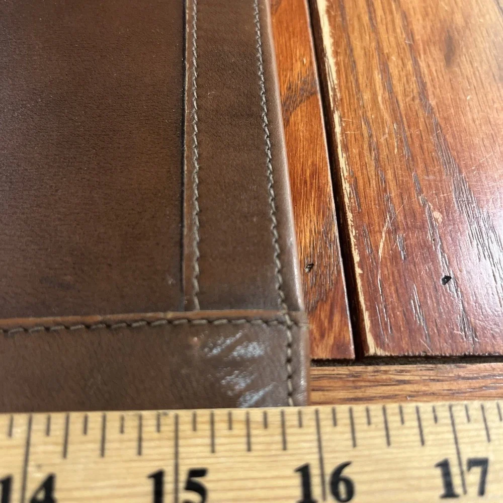 Vintage Hartmann Leather Laptop Document Portfolio Envelope Briefcase 1950 Talon